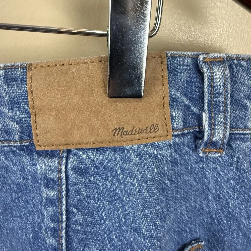 Madewell Jeans Womens Size 32 High Rise Double Knee‎ Stretch 90s Straight